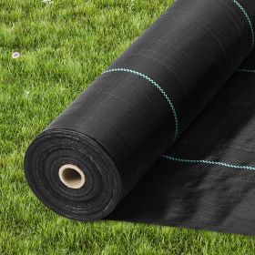 VEVOR 3FTx250FT Premium Heavy Duty Weed Barrier Landscape Fabric, 5OZ Woven Geotextile Fabric Under Gravel